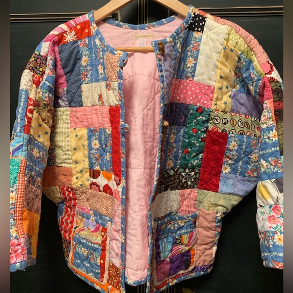 Custom quilted jacket. M - Picture 3 of 3